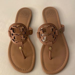 Tori Burch Miller Sandals In Light MakeUp